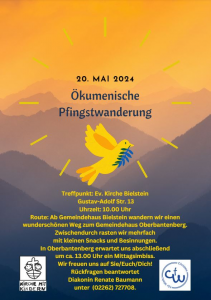 Pfingstmontag: Ökumenische Pfingstwanderung rund um Wiehl